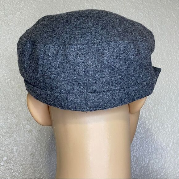 Women’s Wool Blend Bow Knot Newsboy Hat Gray - Picture 3 of 8
